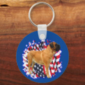 Porte-clés Patriote Mastiff (abricot) (Recto)