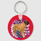 Porte-clés Patriote Mastiff (abricot) (Verso)
