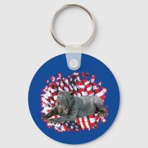 Porte-clés Patriote napolitain Mastiff