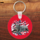 Porte-clés Patriote napolitain Mastiff (Verso)