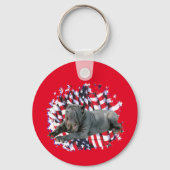 Porte-clés Patriote napolitain Mastiff (Verso)