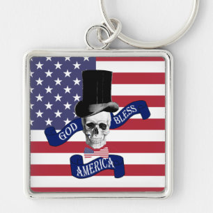 Porte-clés Patriotic American flag