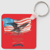 Porte-clés Patriots remembered bright red (Dos)