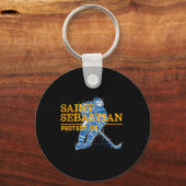Porte-clés Patron De Hockey Saint-Sébastien Saint-Étienne (Recto)