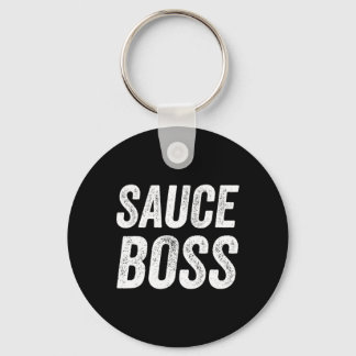 Porte-clés Patron de sauce Chef BBQ Cuisinier Nourriture Humo