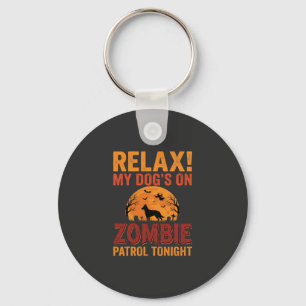 Porte-clés Patrouille de Chien Zombie Halloween