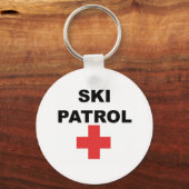 Porte-clés Patrouille de ski (Recto)