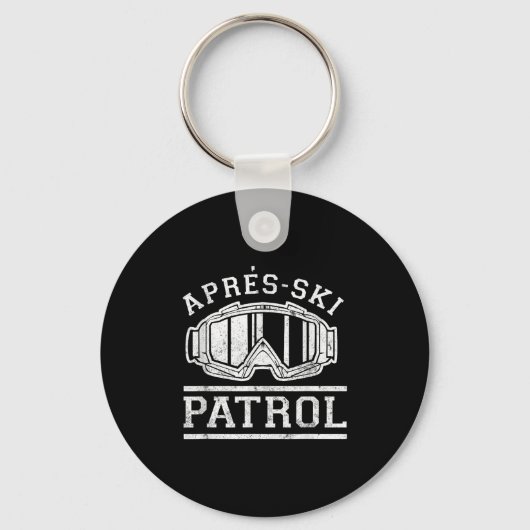 Porte-clés Patrouille de ski Apres (Recto)