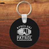 Porte-clés Patrouille de ski Apres (Recto)