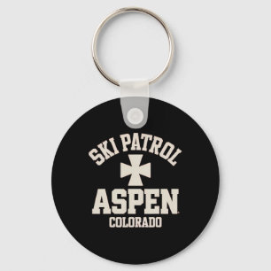 Porte-clés Patrouille de Ski Aspen Colorado Ski et Snowboard