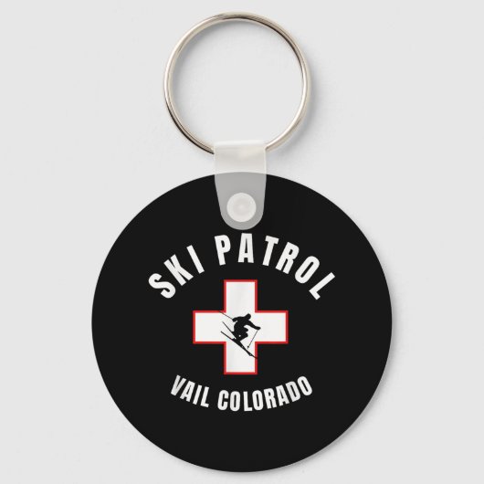 Porte-clés Patrouille de ski Vail Colorado (Recto)