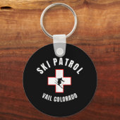 Porte-clés Patrouille de ski Vail Colorado (Recto)