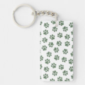 Porte-clés Patrouilles de Doodle, Paws de Chien, Paws Vertes (Devant)