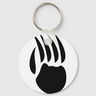 Porte-clés patte d'ours noir