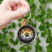 Porte-clés Patte tribale de fierté d'ours (Main)