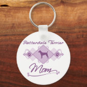Porte-clés Patterdale Terrier Maman (Recto)