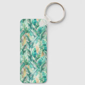Porte-clés Pattern Boho Banana Leaves (Verso)