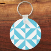 Porte-clés Patters de Ocean Blue Geometric Deco (Recto)