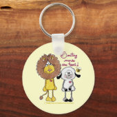 Porte-clés Pattes cardiaques Lion et Lamb (Recto)