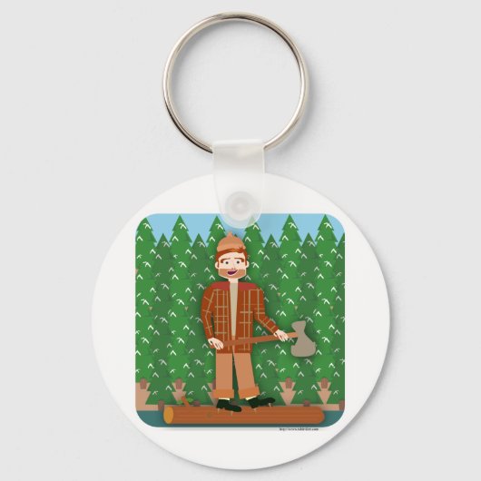 Porte-clés Paul Bunyan (Recto)