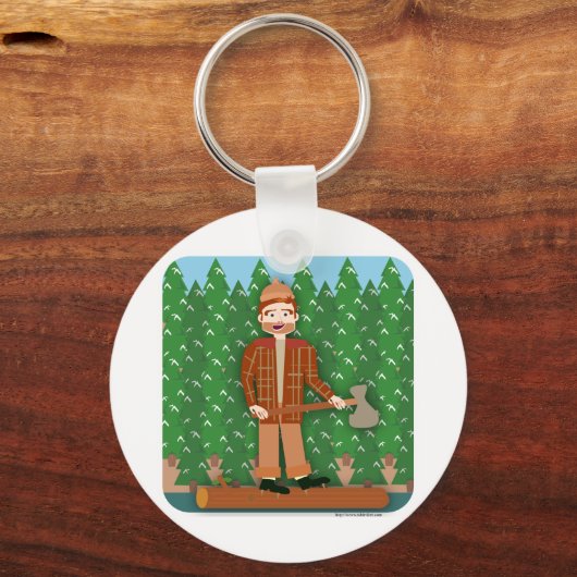 Porte-clés Paul Bunyan (Recto)