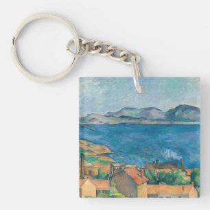 Porte-clés Paul Cezanne - Baie de Marseille, vue d'Estaque