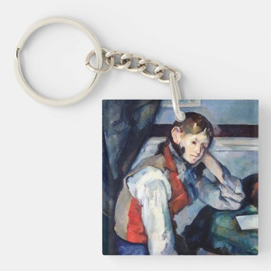 Porte-clés Paul Cezanne - Garçon dans la veste rouge (Devant)