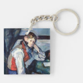 Porte-clés Paul Cezanne - Garçon dans la veste rouge (Dos)