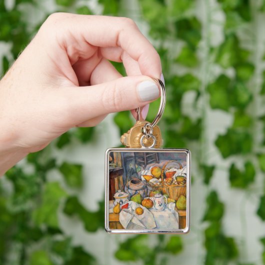 Porte-clés Paul Cezanne - La vie morte avec panier (main)