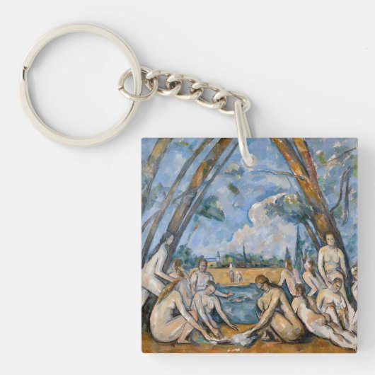 Porte-clés Paul Cezanne - Les Grandes Baignoires (Devant)