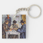 Porte-clés Paul Cezanne - Les Joueurs De Cartes (Dos)