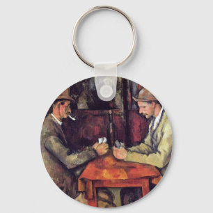 Porte-clés Paul Cézanne - Les Joueurs de cartes Peinture d'ar