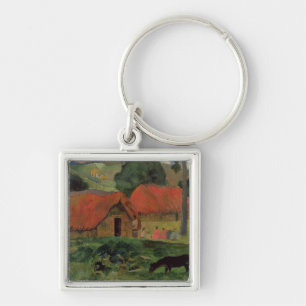 Porte-clés Paul Gauguin   les trois huttes, Tahiti, 1891-92