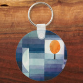 Porte-clés Paul Klee Abstrait Tree Blue Peinture (Recto)