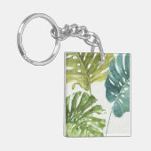 Porte-clés Paumes tropicales mélangées des verts | (Devant gauche)