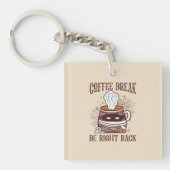 Porte-clés Pause café - Thème Halloween (Devant)