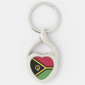 Porte-clés pavillon de Vanuatu (Devant)