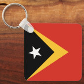 Porte-clés Pavillon du Timor oriental (Recto)