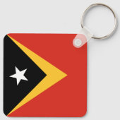 Porte-clés Pavillon du Timor oriental (Dos)