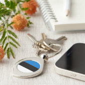 Porte-clés Pavillon Estonie (Côté )