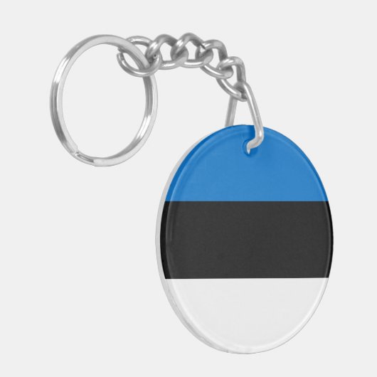 Porte-clés Pavillon Estonie (Devant gauche)