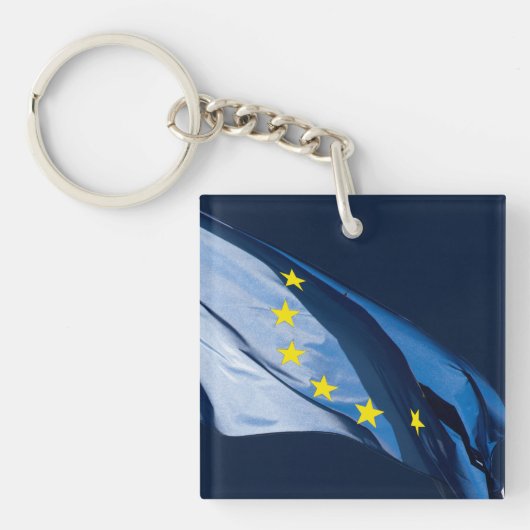 Porte-clés pavillon européen (Devant)