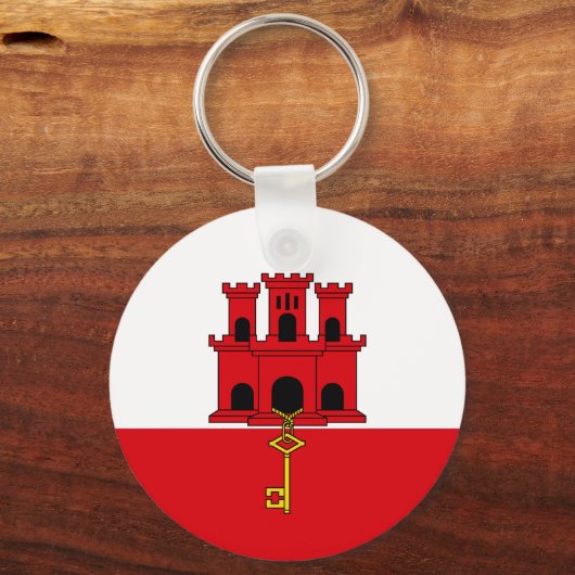 Porte-clés Pavillon Gibraltar (Verso)