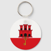 Porte-clés Pavillon Gibraltar (Verso)