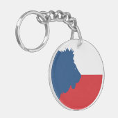 Porte-clés Pavillon national tchèque des animaux (Devant gauche)