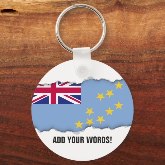 Porte-clés Pavillon Tuvalu (Recto)