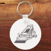 Porte-clés Paving Truck Outline (Recto)