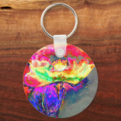 Porte-clés Pavot jaune (Recto)