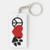 Porte-clés Paw Aimé-La Paix (Dos)