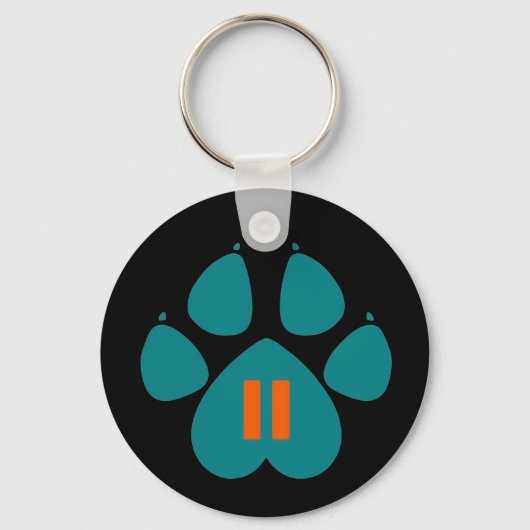 Porte-clés paw keychain (Recto)